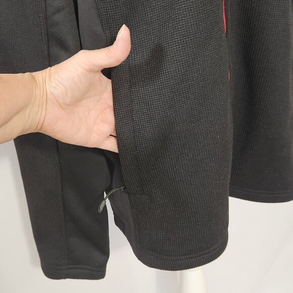 Spyder Men's Black SZ XL Front Full Zip Logo Hand Pockets Sports Jacket Outdoor - Picture 6 of 15